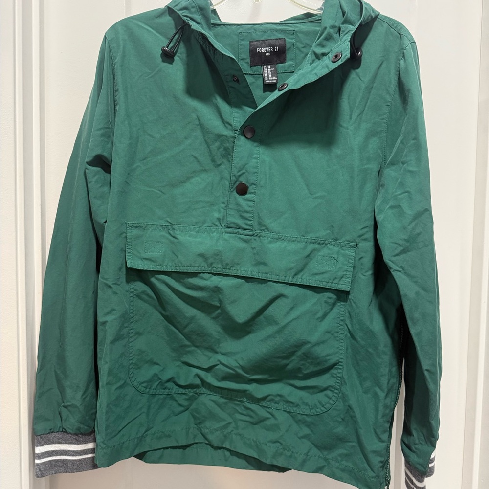 Forever 21 Forest Green Windbreaker